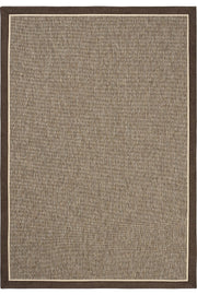 Sisalart Lizbon Keten Napoli Çift Bordür Sisal Halı - Sisal Halı