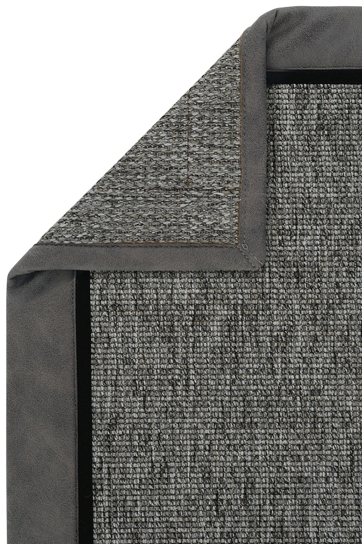 Sisalart Londra Deri Casa Çift Bordür Sisal Halı - Sisal Halı