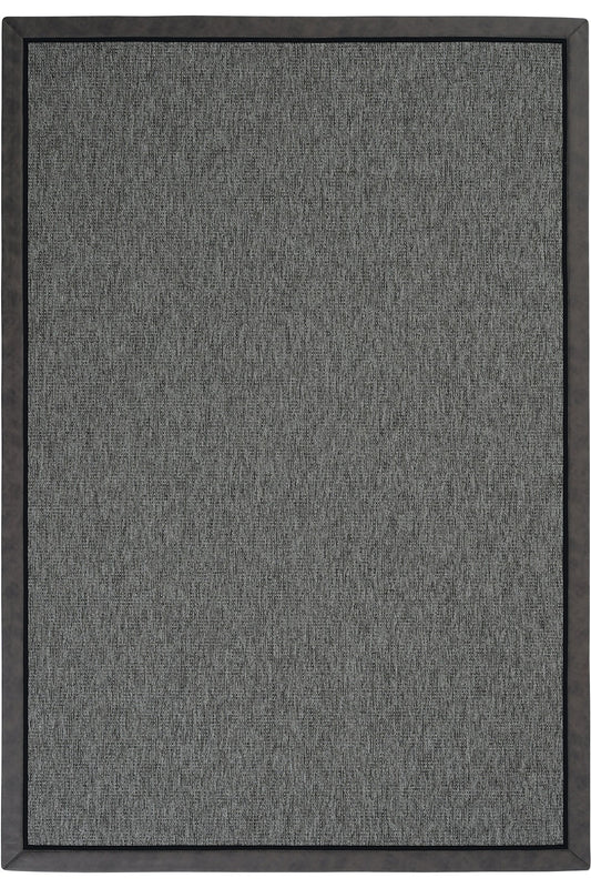 Sisalart Londra Deri Casa Çift Bordür Sisal Halı - Sisal Halı