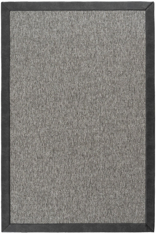 Sisalart Londra Deri Medusa Bordür Sisal Halı - Sisal Halı