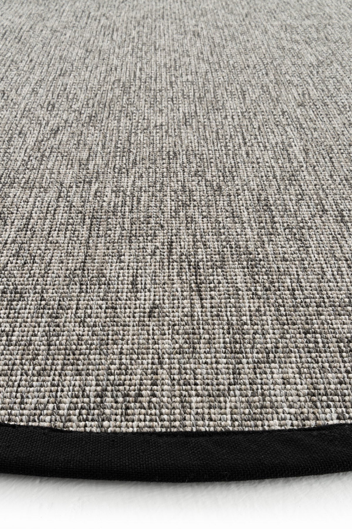 Sisalart Londra Keten Monterey Bordür Yuvarlak Sisal Halı - Sisal Halı