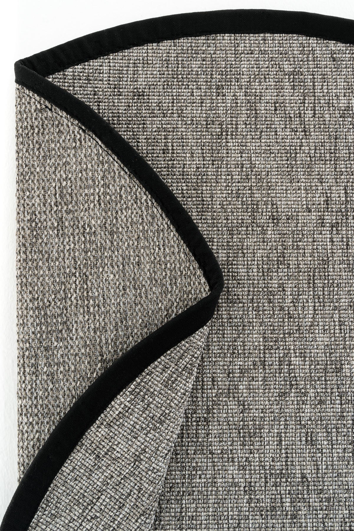 Sisalart Londra Keten Monterey Bordür Yuvarlak Sisal Halı - Sisal Halı