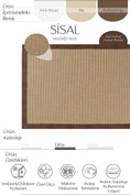 Resmi Galeri görüntüleyiciye yükleyin, Sisalart Madrid Deri Medusa Bordür Sisal Halı - Sisal Halı
