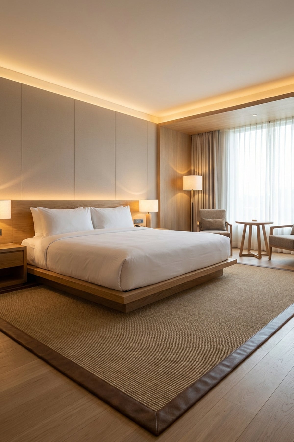 Sisalart Madrid Deri Medusa Bordür Sisal Halı - Sisal Halı