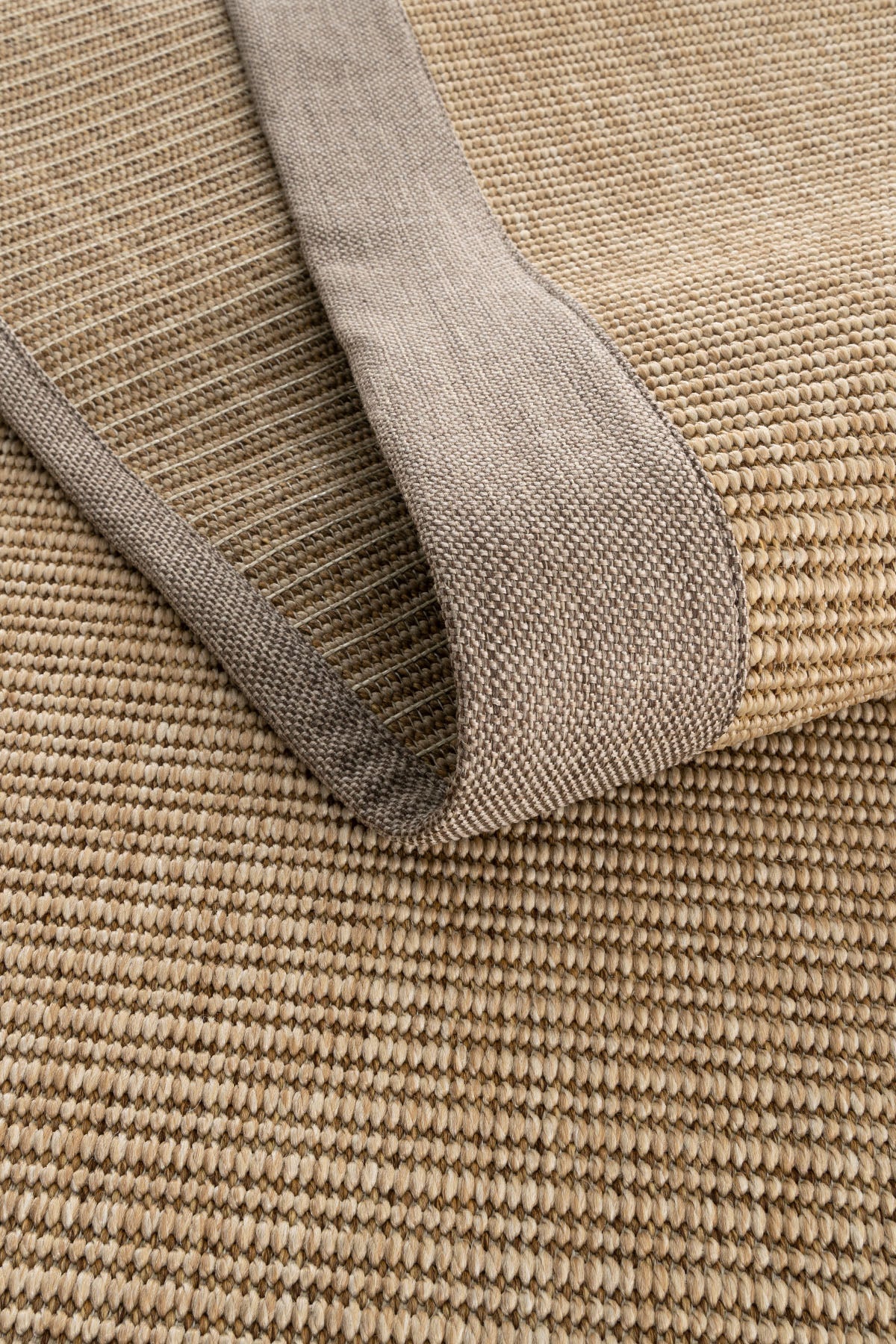 Sisalart Madrid Keten Monterey Bordür Sisal Halı - Sisal Halı