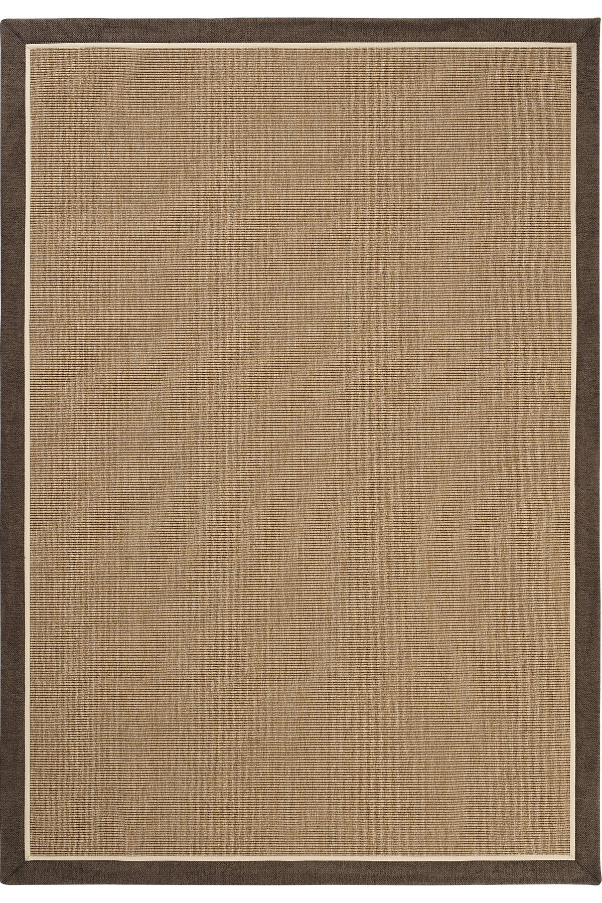 Sisalart Madrid Keten Napoli Çift Bordür Sisal Halı - Sisal Halı