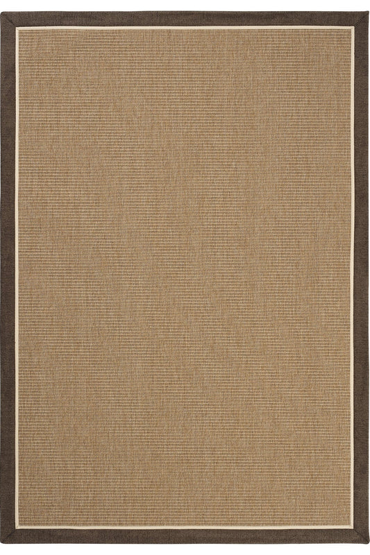 Sisalart Madrid Keten Napoli Çift Bordür Sisal Halı - Sisal Halı