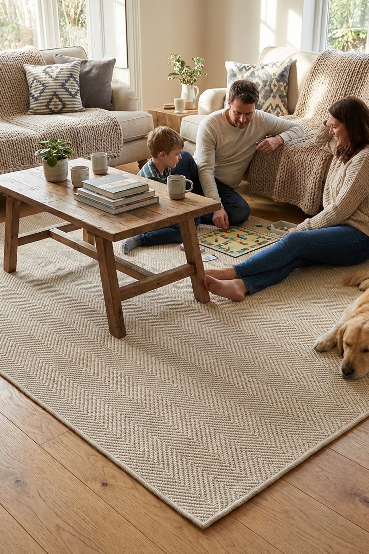 Sisalart Milano 665 Krem Sisal Halı - Sisal Halı