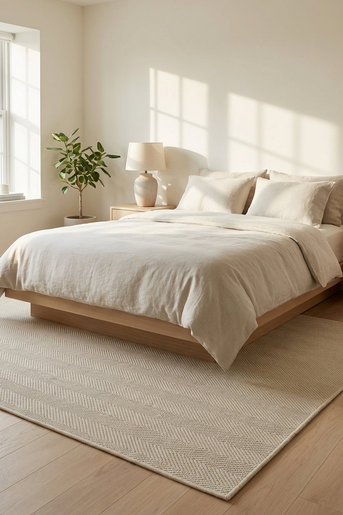 Sisalart Milano 665 Krem Sisal Halı - Sisal Halı