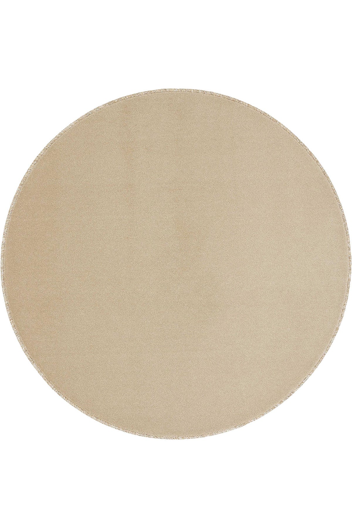 Sisalart Monet 1721 Bej Sade Yuvarlak Halı - Sisal Halı