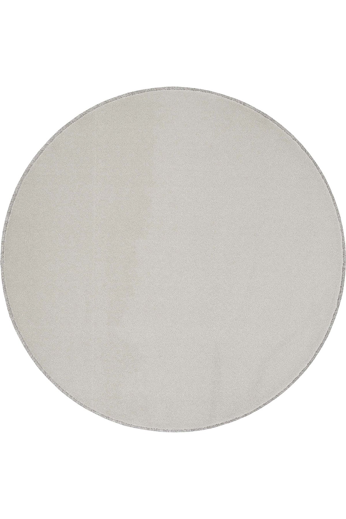 Sisalart Monet 1731 Gri Sade Yuvarlak Halı - Sisal Halı