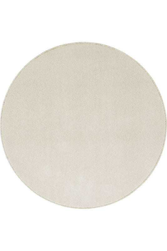 Sisalart Monet 1741 Krem Sade Yuvarlak Halı - Sisal Halı