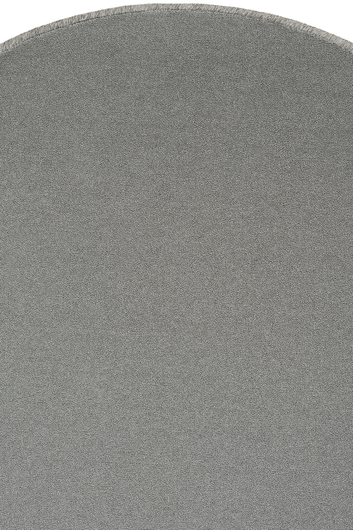 Sisalart Monet 1761 Koyu Gri Sade Yuvarlak Halı - Sisal Halı