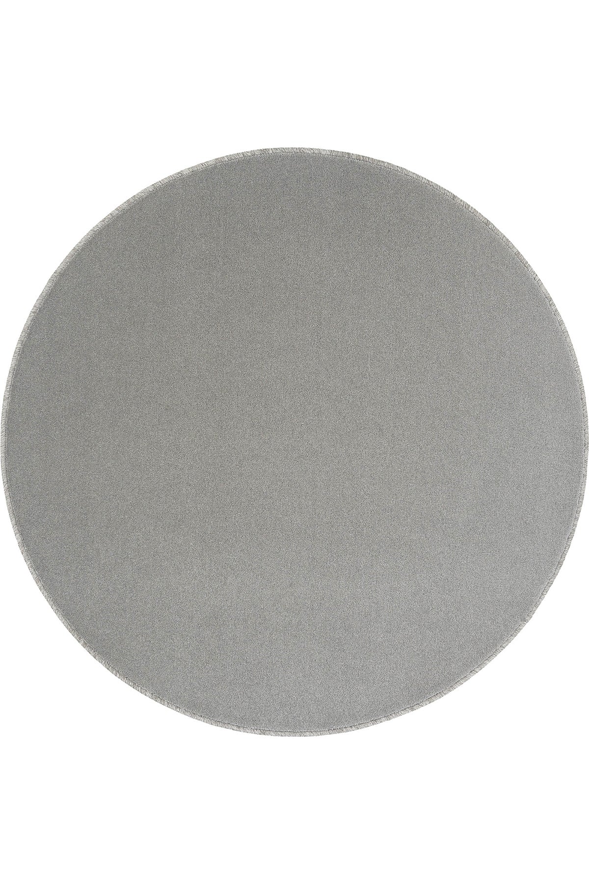 Sisalart Monet 1761 Koyu Gri Sade Yuvarlak Halı - Sisal Halı