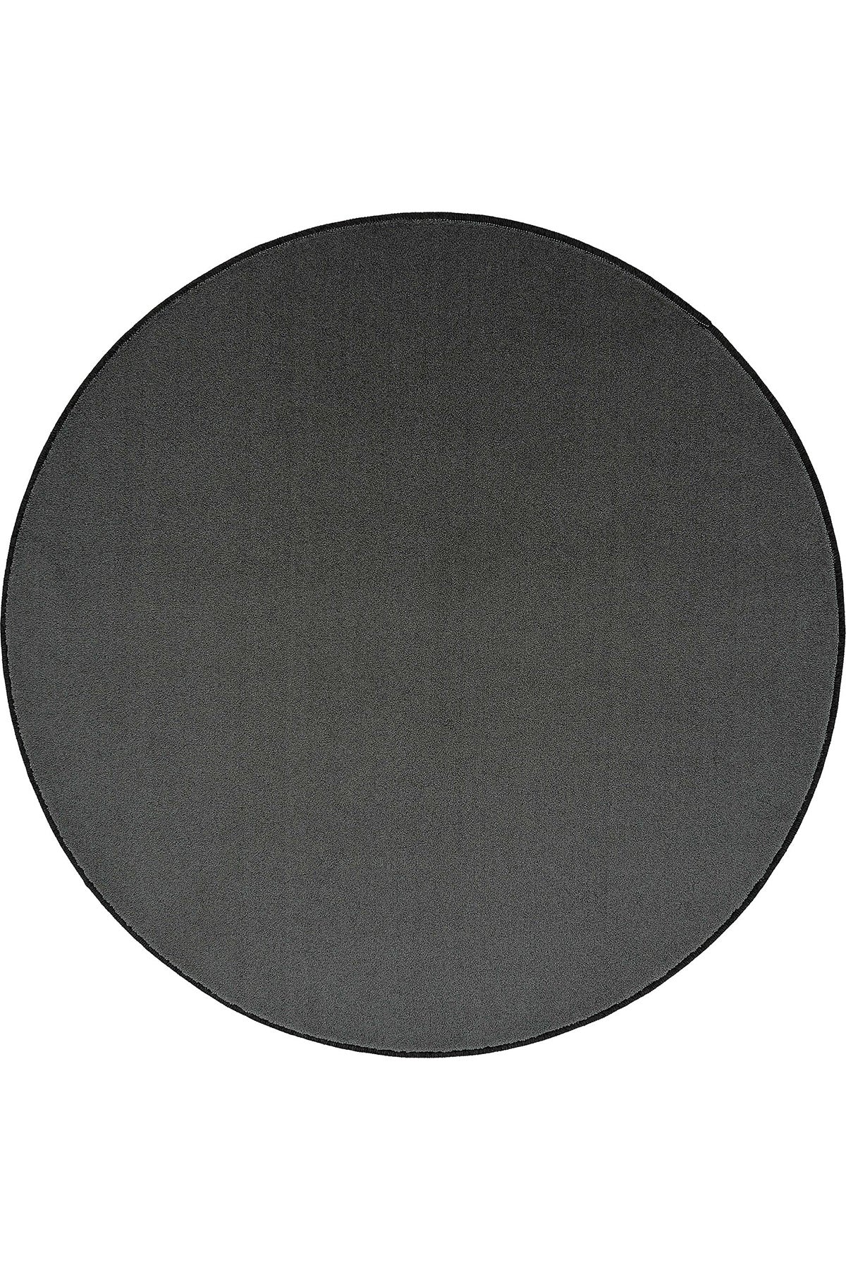 Sisalart Monet 1771 Antrasit Gri Sade Yuvarlak Halı - Sisal Halı