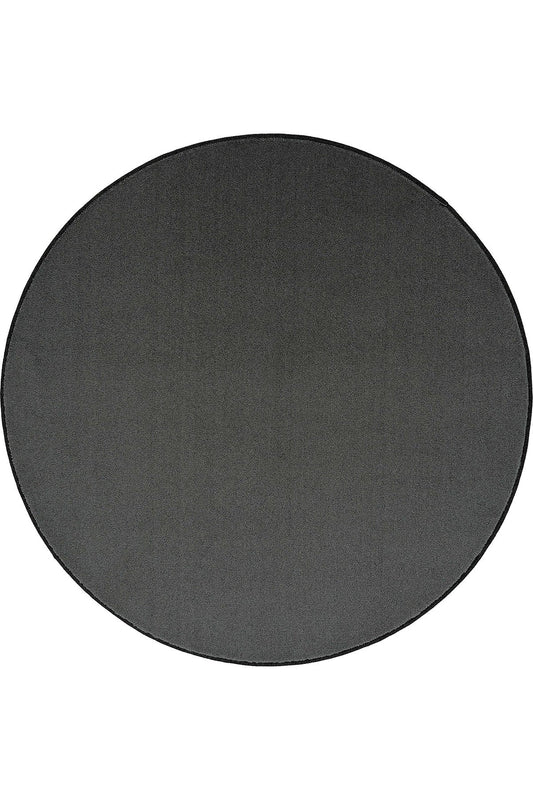 Sisalart Monet 1771 Antrasit Gri Sade Yuvarlak Halı - Sisal Halı