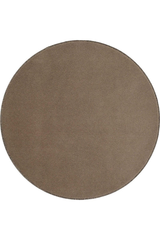 Sisalart Monet 1921 Kahverengi Sade Yuvarlak Halı - Sisal Halı