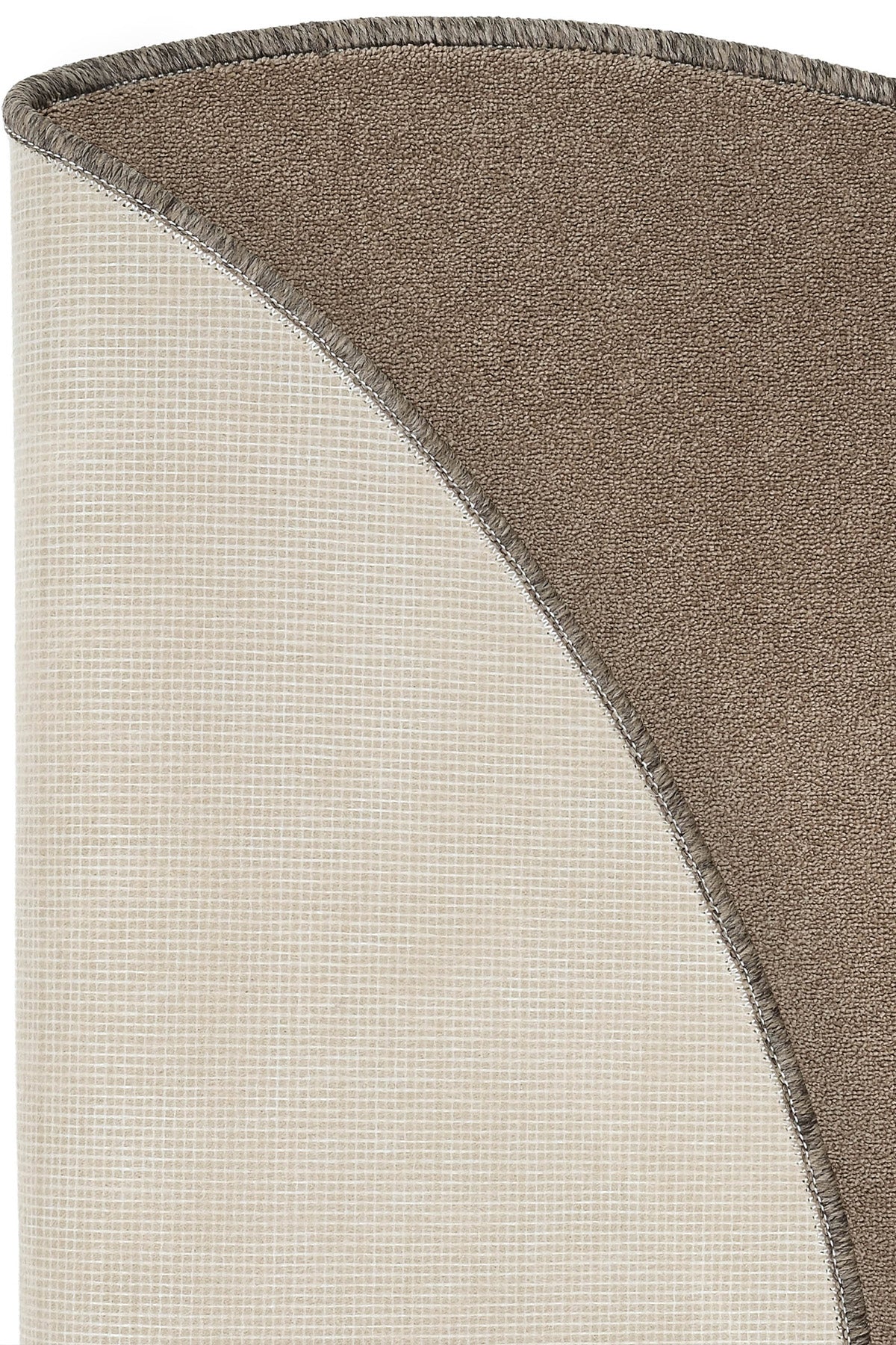 Sisalart Monet 1921 Kahverengi Sade Yuvarlak Halı - Sisal Halı