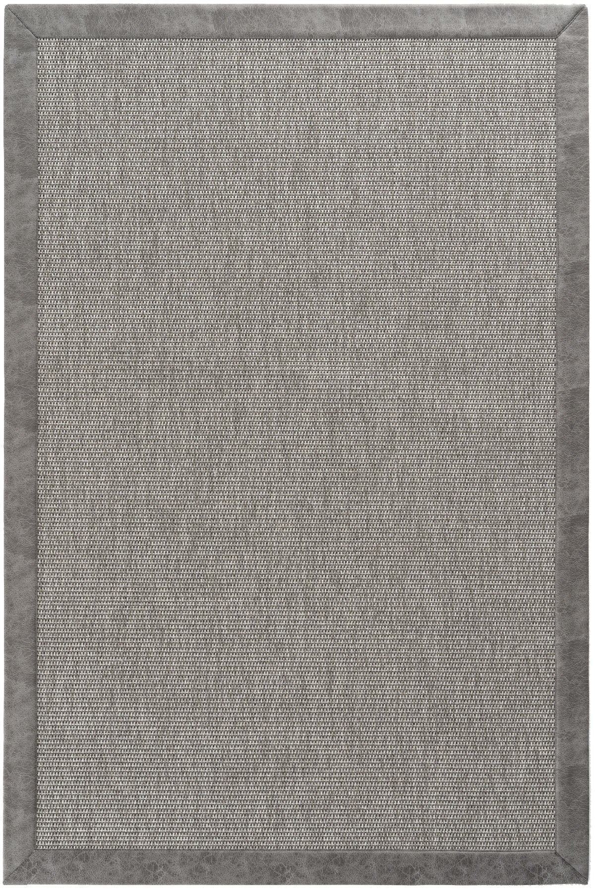 Sisalart Montana Deri Medusa Bordür Sisal Halı - Sisal Halı