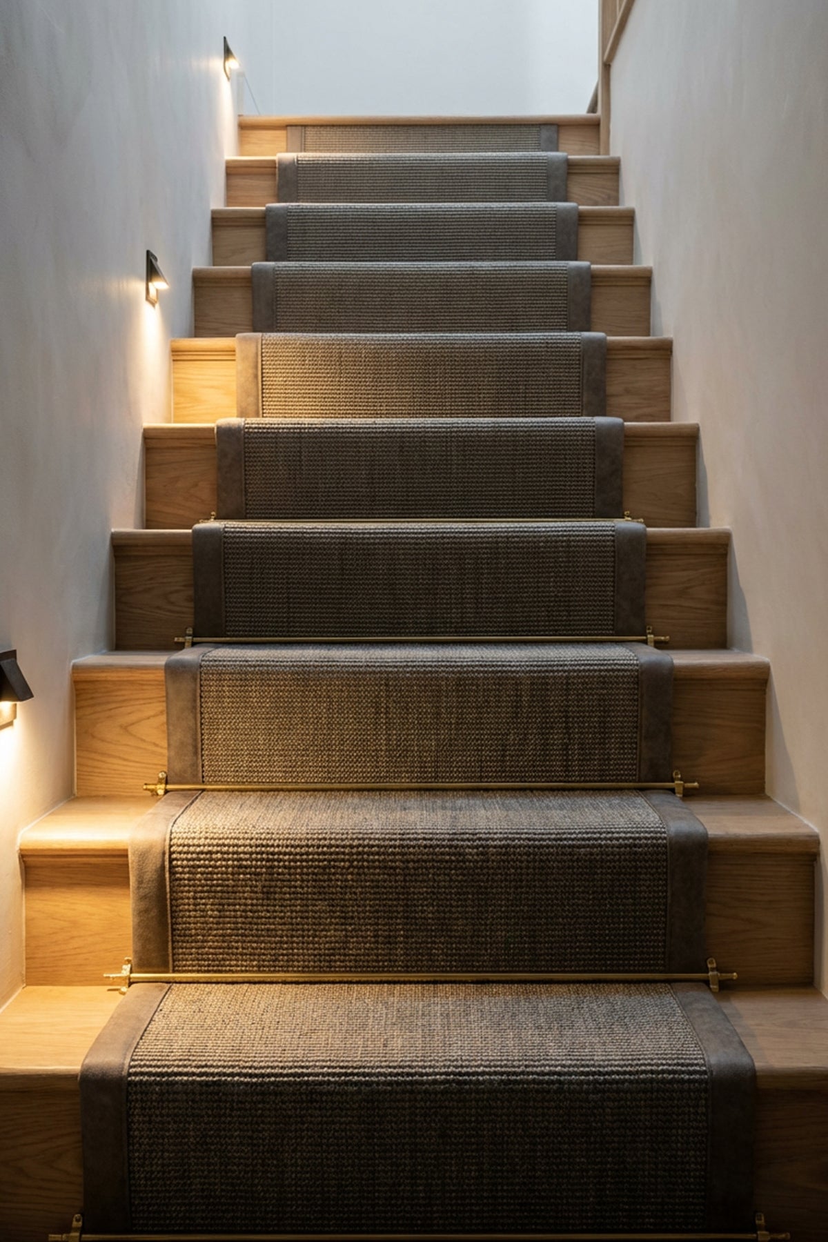 Sisalart Montana Deri Medusa Bordür Sisal Halı - Sisal Halı