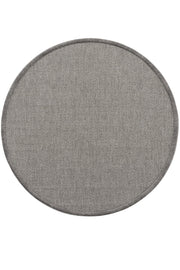 Sisalart Montana Deri Medusa Bordür Yuvarlak Sisal Halı - Sisal Halı