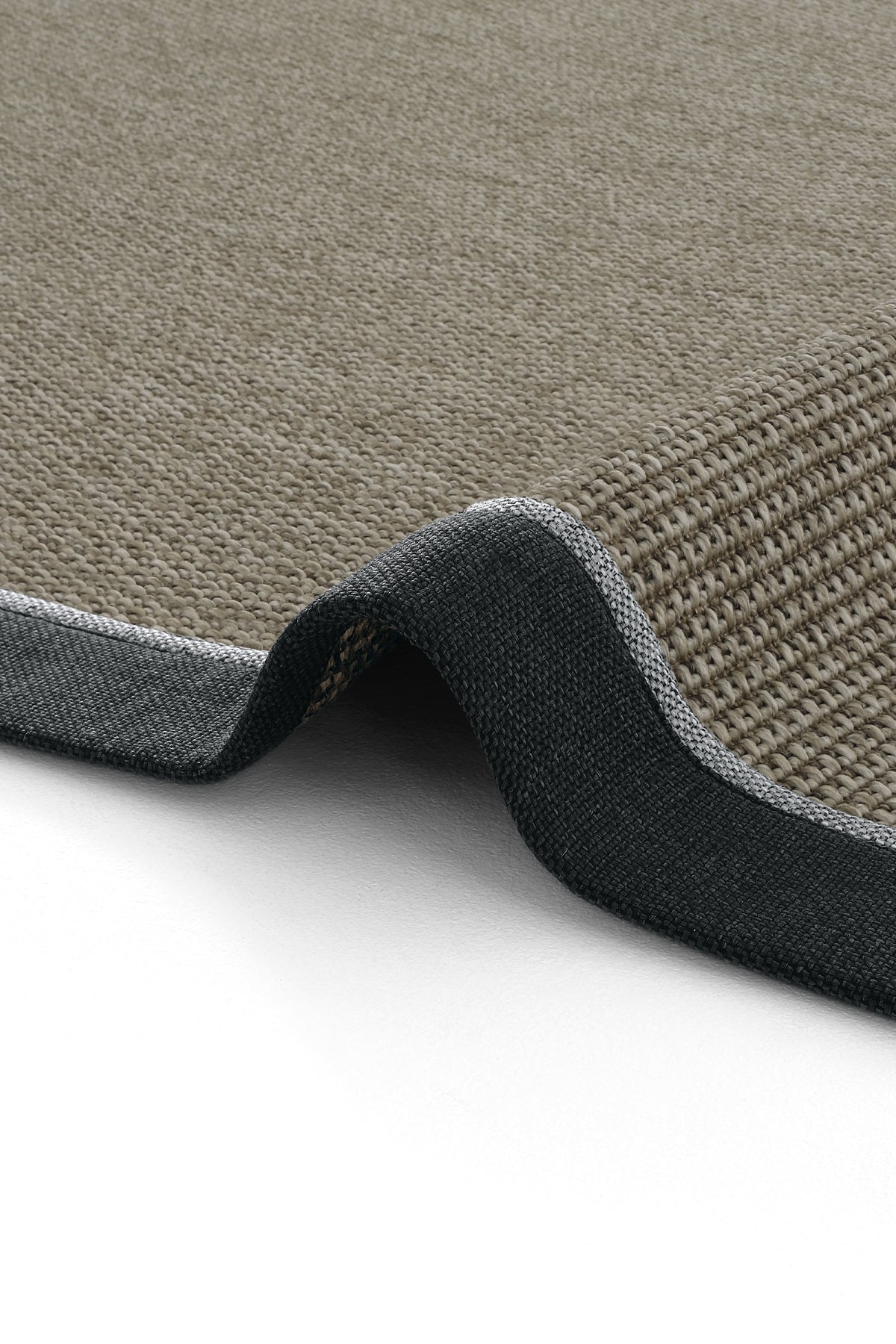 Sisalart Montana Keten Monterey Çift Bordür Sisal Halı - Sisal Halı