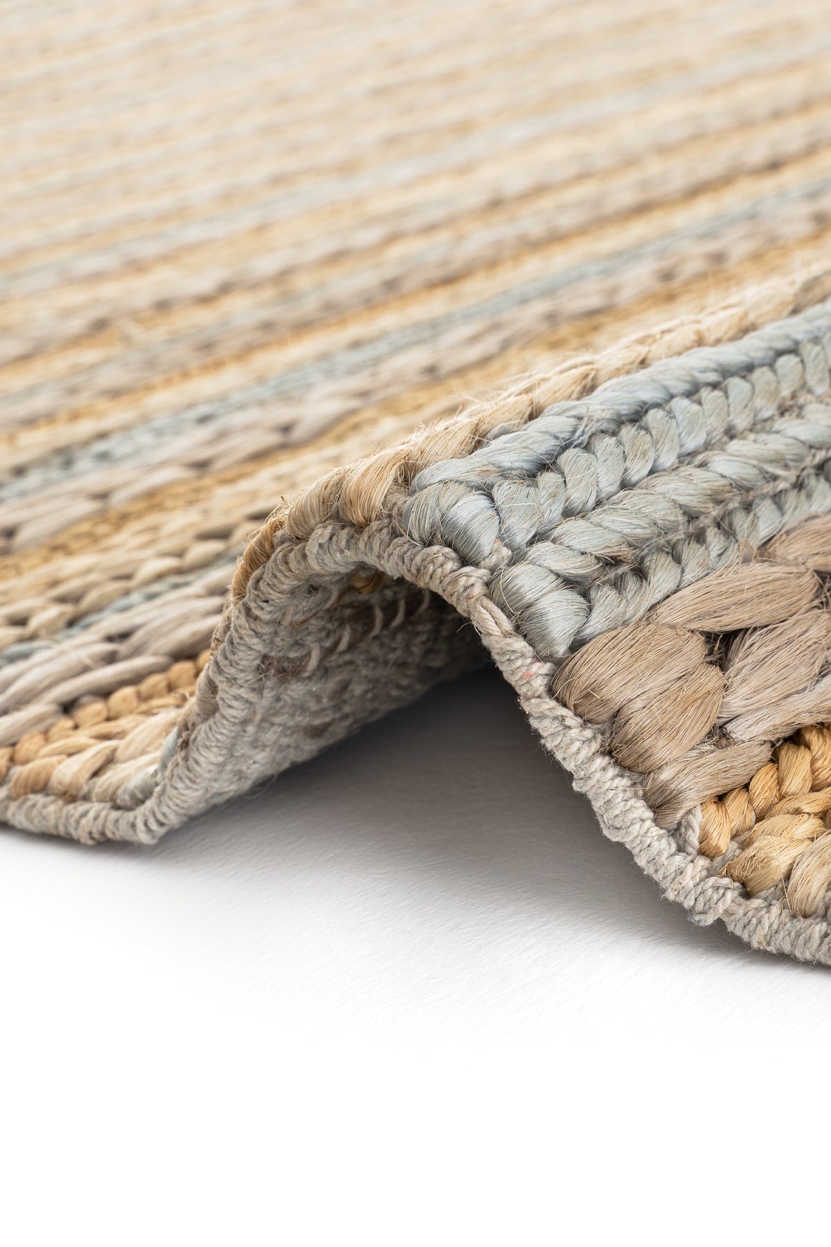 Sisalart Naturals 1103 Gri Multi Doğal Jüt Örgü Halı - Sisal Halı