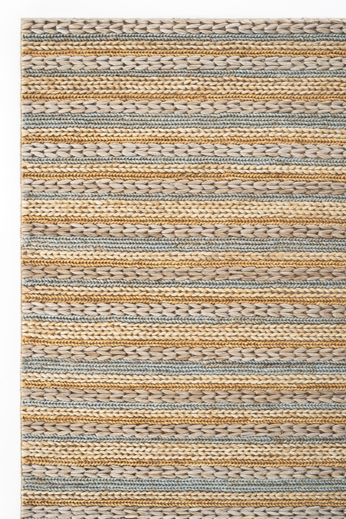 Sisalart Naturals 1103 Gri Multi Doğal Jüt Örgü Halı - Sisal Halı