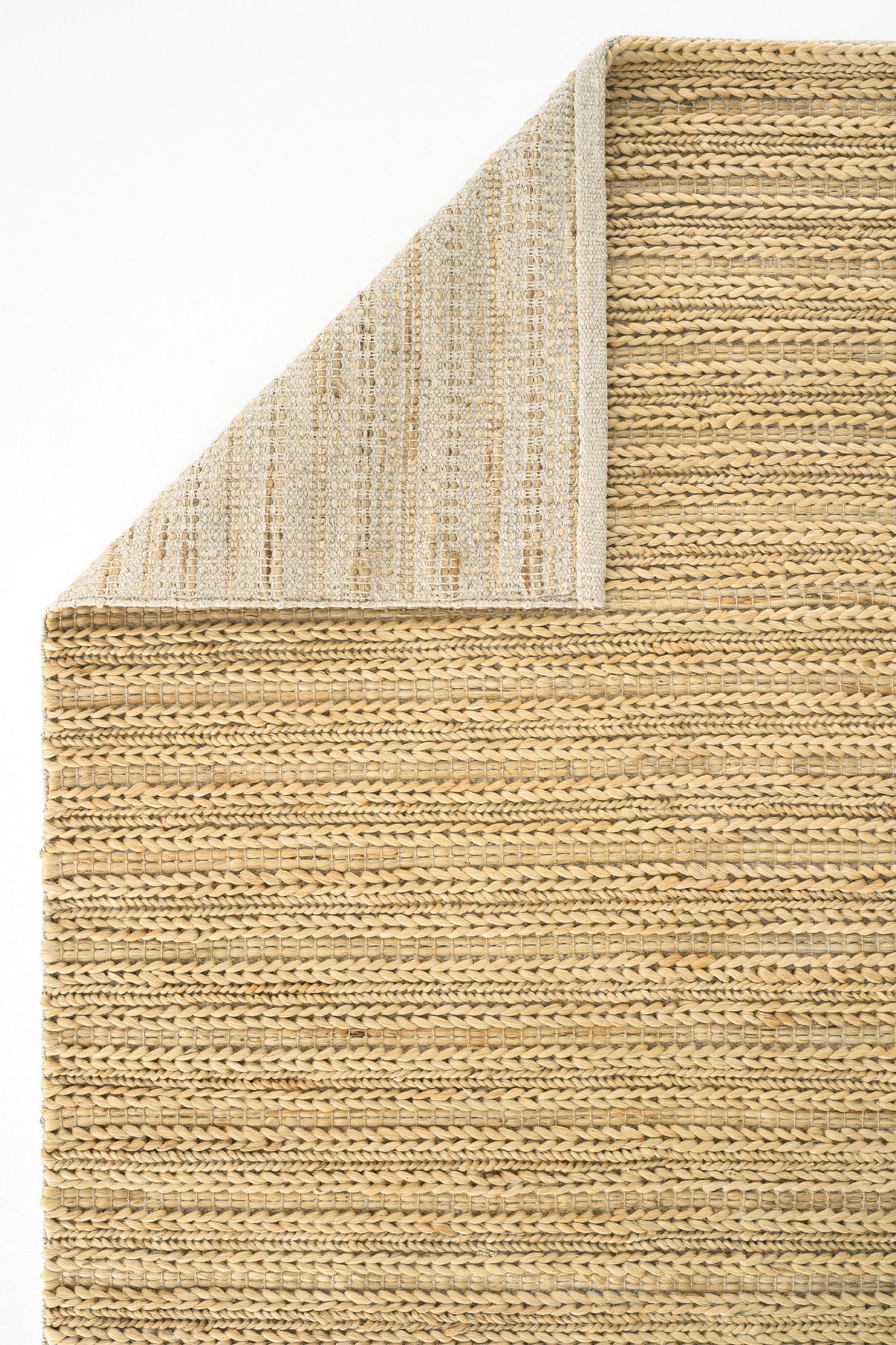 Sisalart Naturals Triple Krem Doğal Jüt Örgü Halı - Sisal Halı