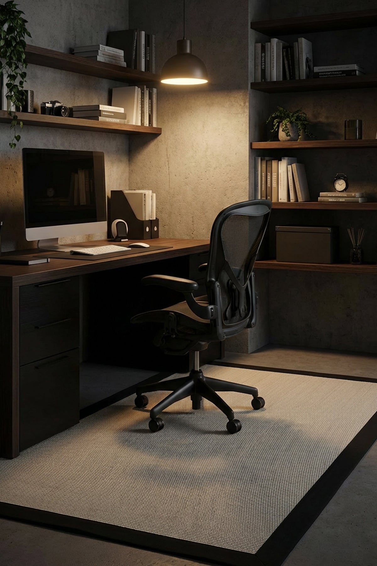 Sisalart Oslo Keten Monterey Bordür Sisal Halı - Sisal Halı