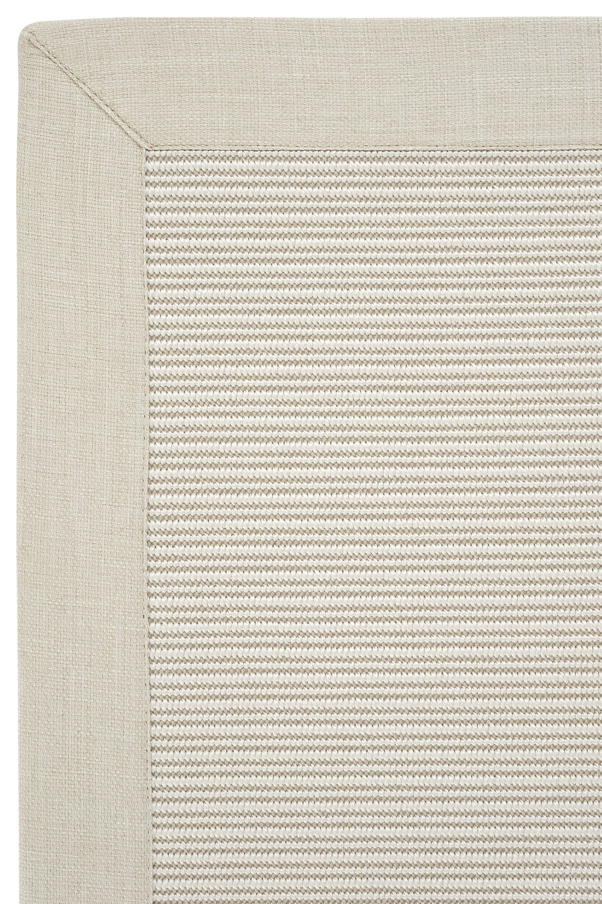 Sisalart Oslo Keten Monterey Bordür Sisal Halı - Sisal Halı