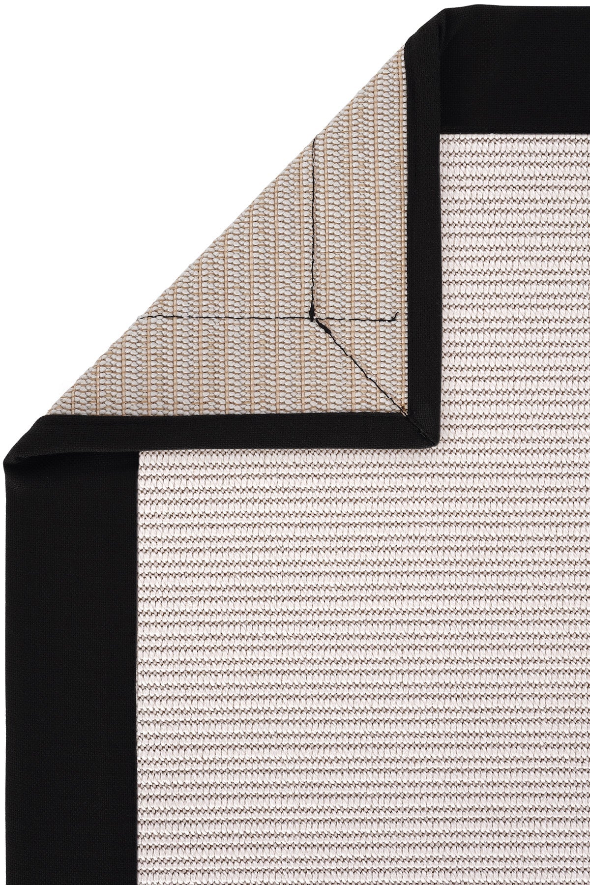 Sisalart Oslo Keten Monterey Bordür Sisal Halı - Sisal Halı