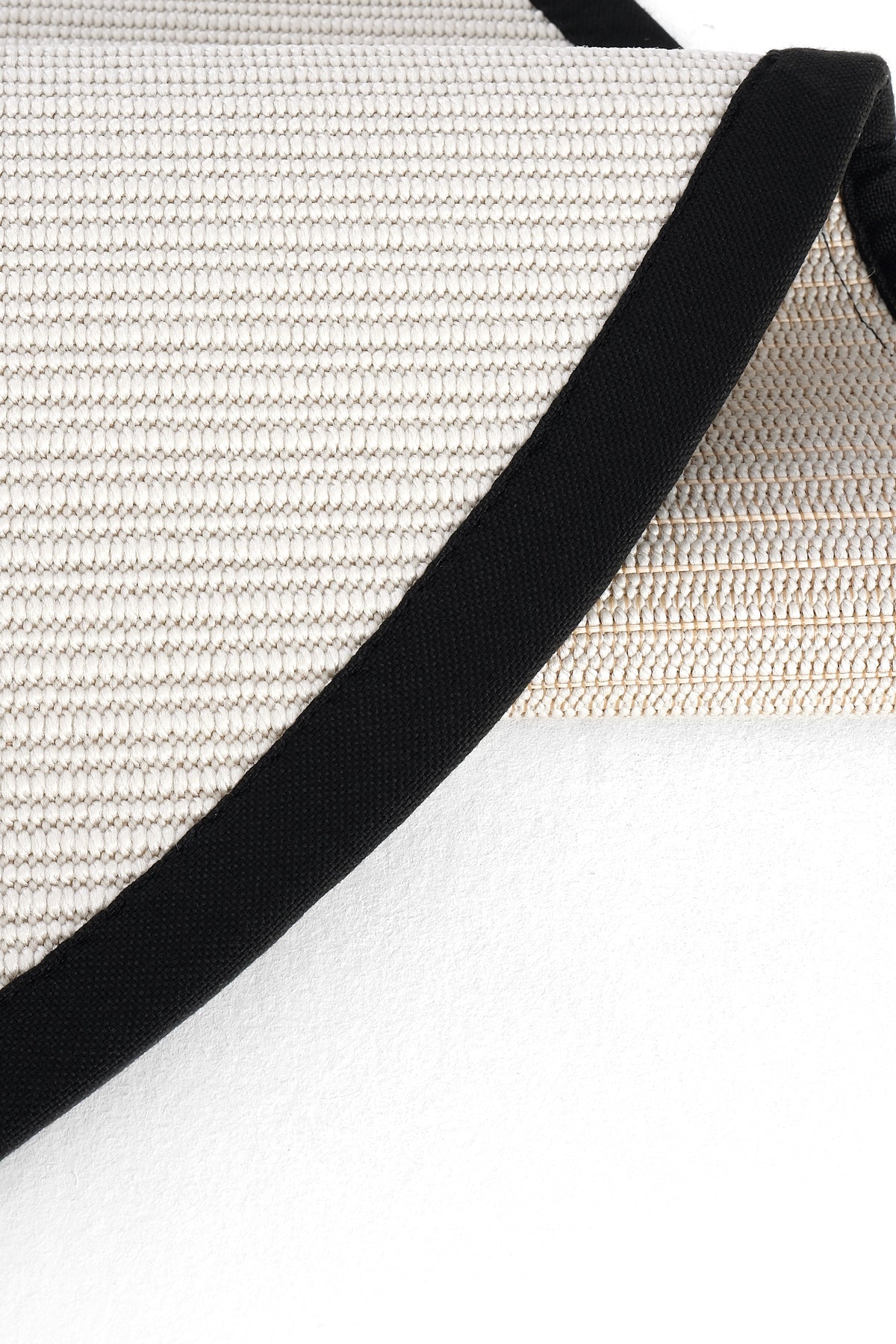 Sisalart Oslo Keten Monterey Bordür Yuvarlak Sisal Halı - Sisal Halı