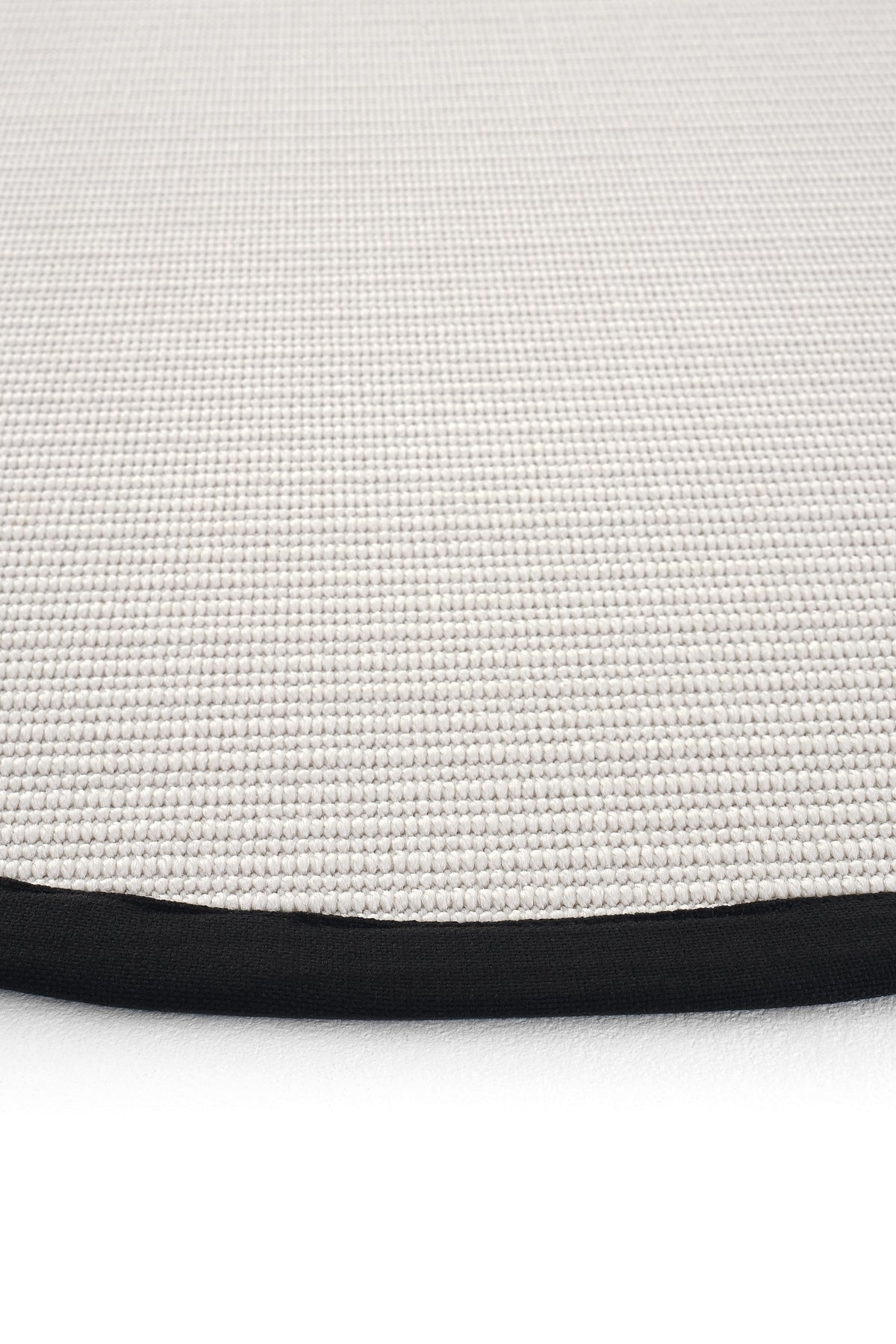 Sisalart Oslo Keten Monterey Bordür Yuvarlak Sisal Halı - Sisal Halı