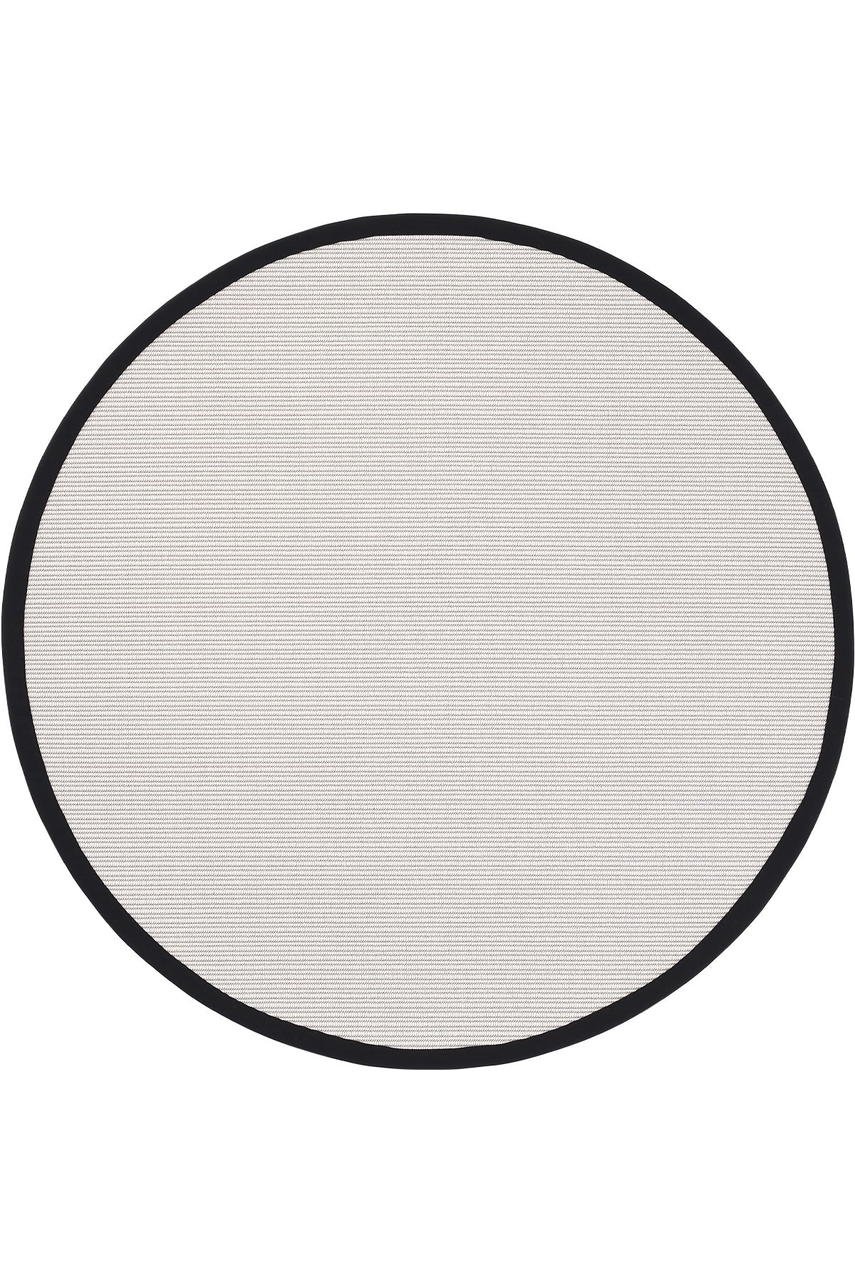 Sisalart Oslo Keten Monterey Bordür Yuvarlak Sisal Halı - Sisal Halı