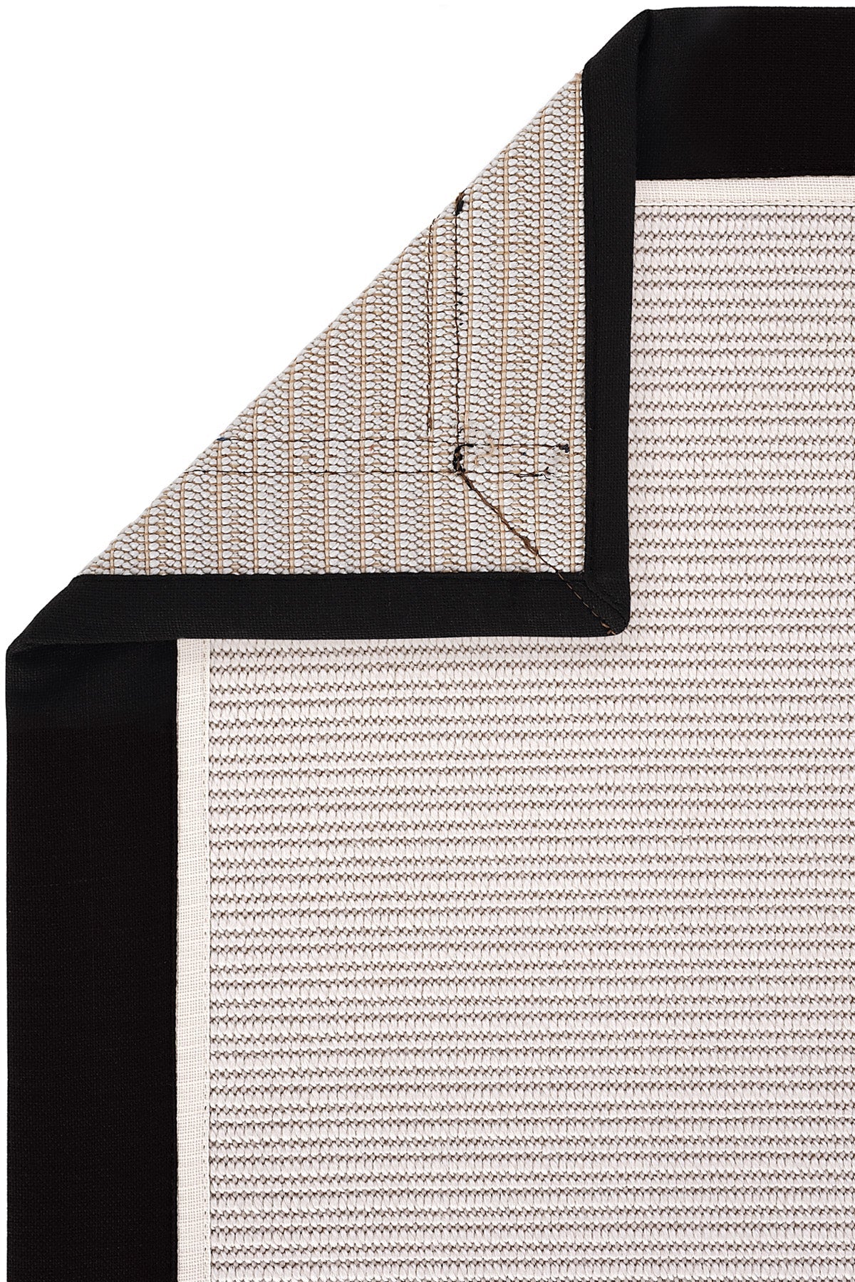 Sisalart Oslo Keten Monterey Çift Bordür Sisal Halı - Sisal Halı