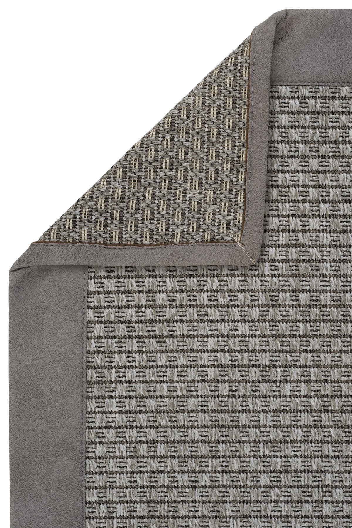 Sisalart Paris Deri Casa Bordür Sisal Halı - Sisal Halı