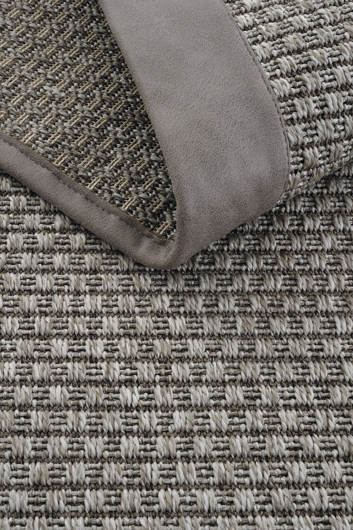 Sisalart Paris Deri Casa Bordür Sisal Halı - Sisal Halı