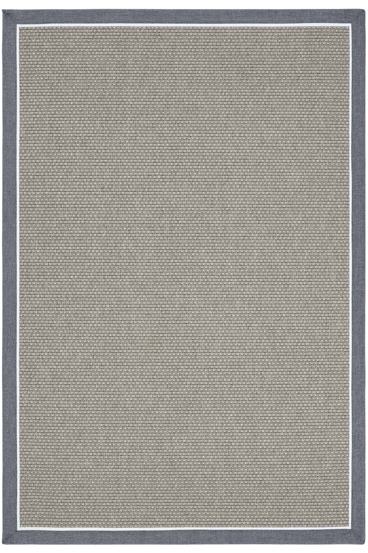 Sisalart Paris Keten Napoli Çift Bordür Sisal Halı - Sisal Halı