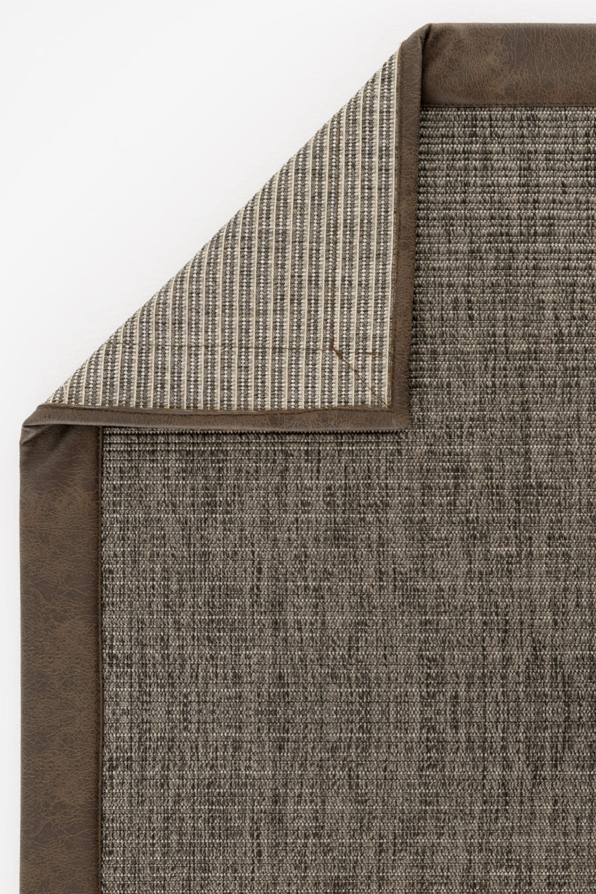 Sisalart Prag Deri Bordür Sisal Halı - Sisal Halı