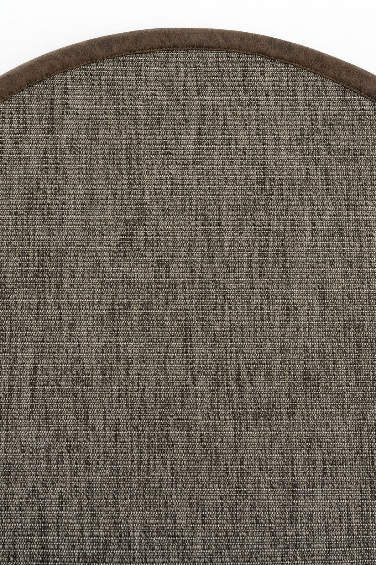 Sisalart Prag Deri Medusa Bordür Yuvarlak Sisal Halı - Sisal Halı