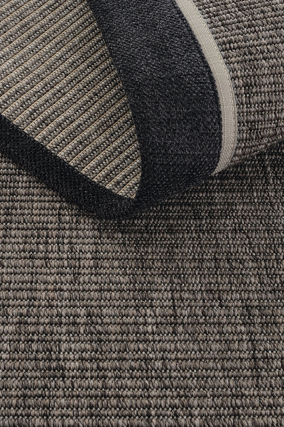 Sisalart Prag Keten Çift Bordür Sisal Halı - Sisal Halı