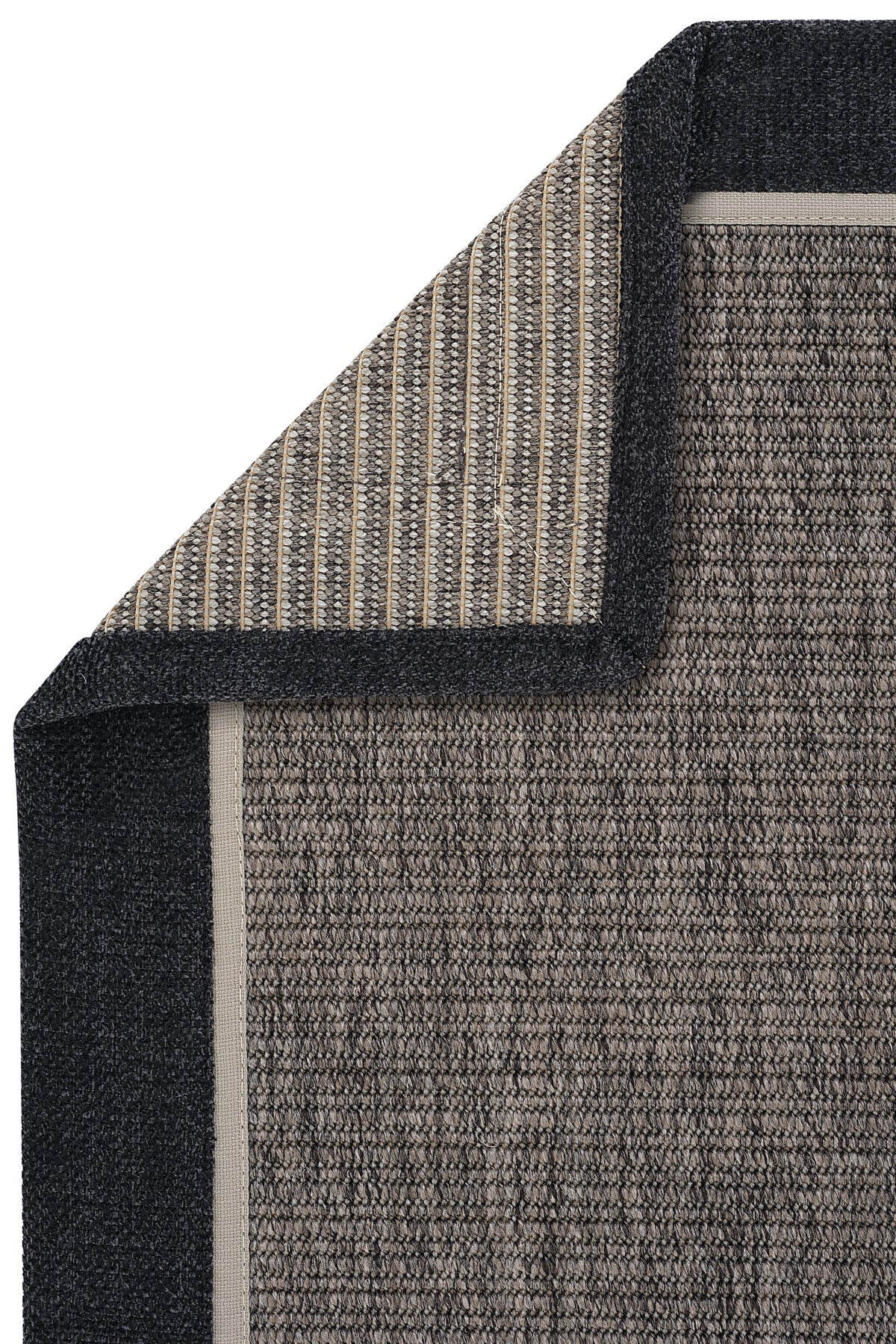 Sisalart Prag Keten Çift Bordür Sisal Halı - Sisal Halı