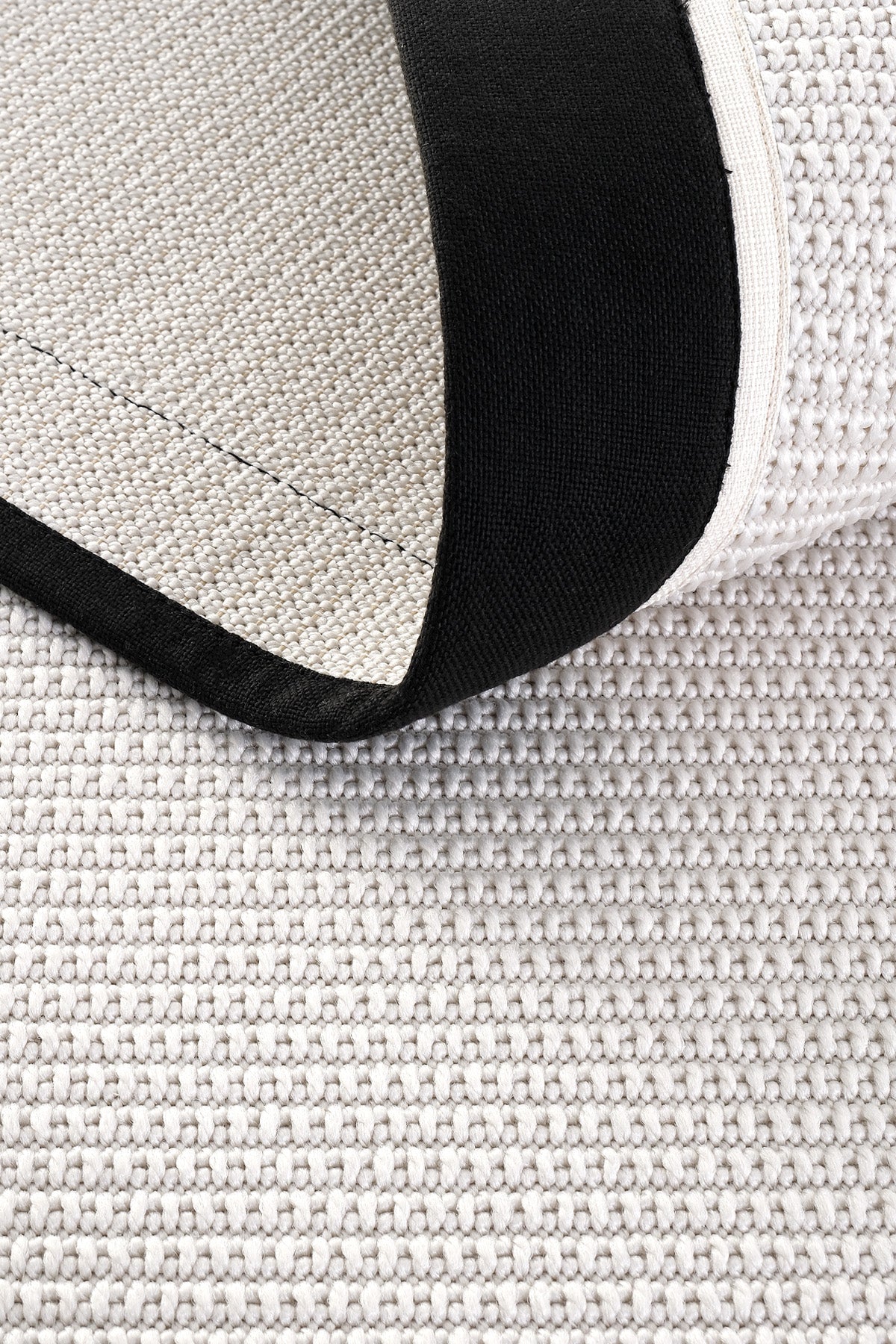 Sisalart Riga Keten Monterey Çift Bordür Sisal Halı - Sisal Halı