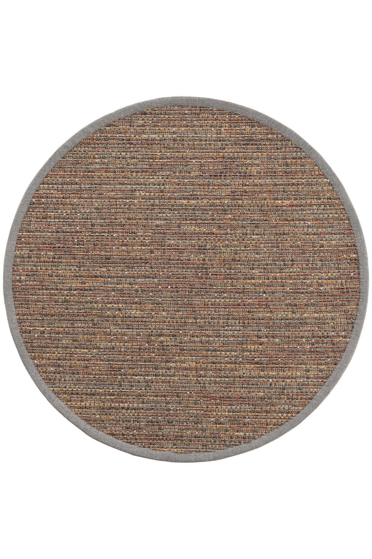 Sisalart Rio Keten Monterey Bordür Yuvarlak Sisal Halı - Sisal Halı