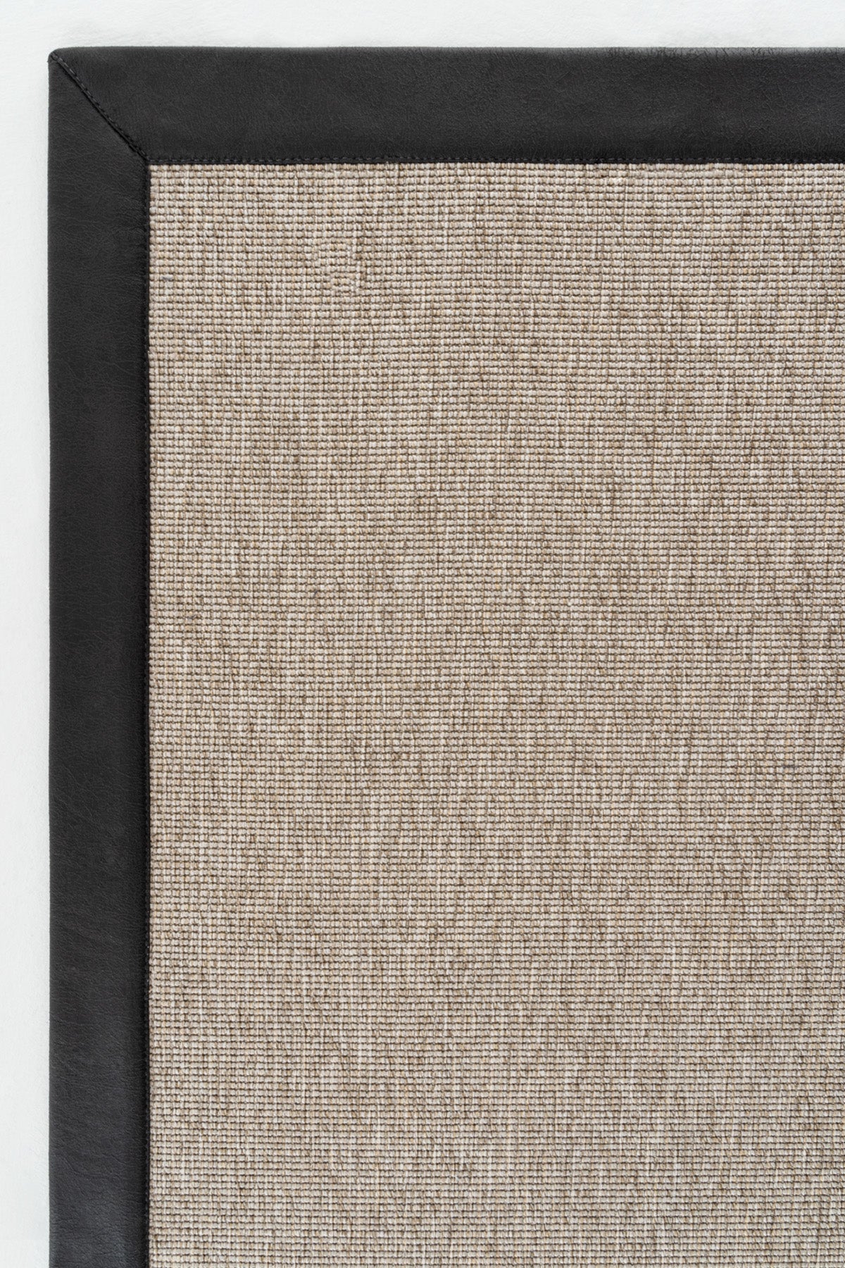 Sisalart Roma Deri Medusa Bordür Sisal Halı - Sisal Halı