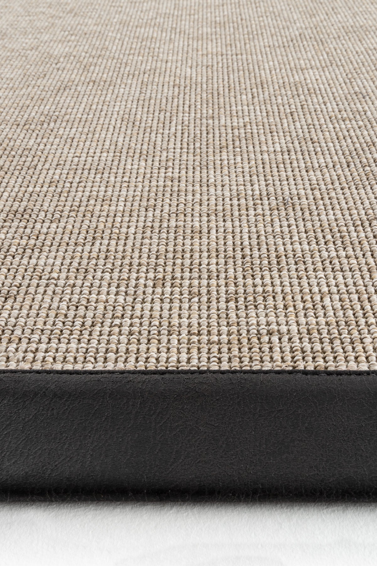 Sisalart Roma Deri Medusa Bordür Sisal Halı - Sisal Halı