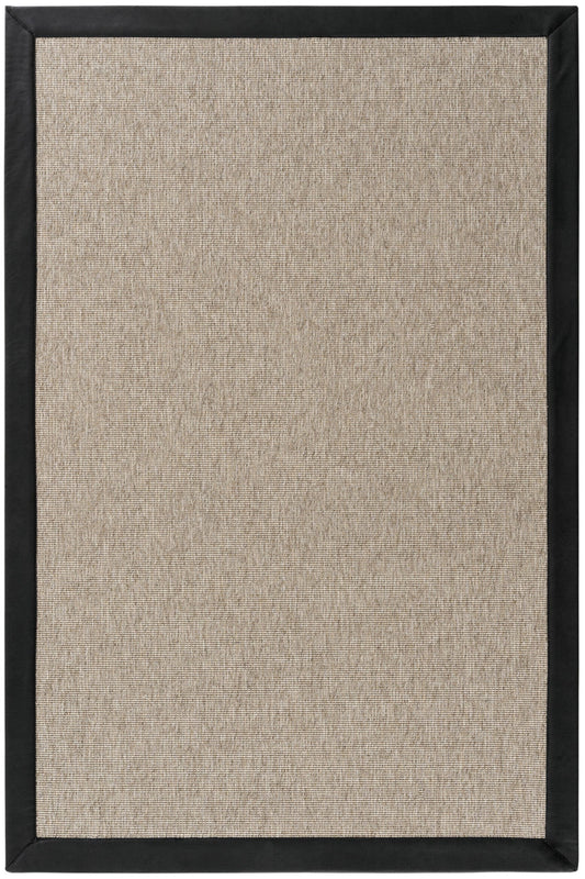 Sisalart Roma Deri Medusa Bordür Sisal Halı - Sisal Halı