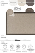Resmi Galeri görüntüleyiciye yükleyin, Sisalart Roma Keten Monterey Bordür Sisal Halı - Sisal Halı
