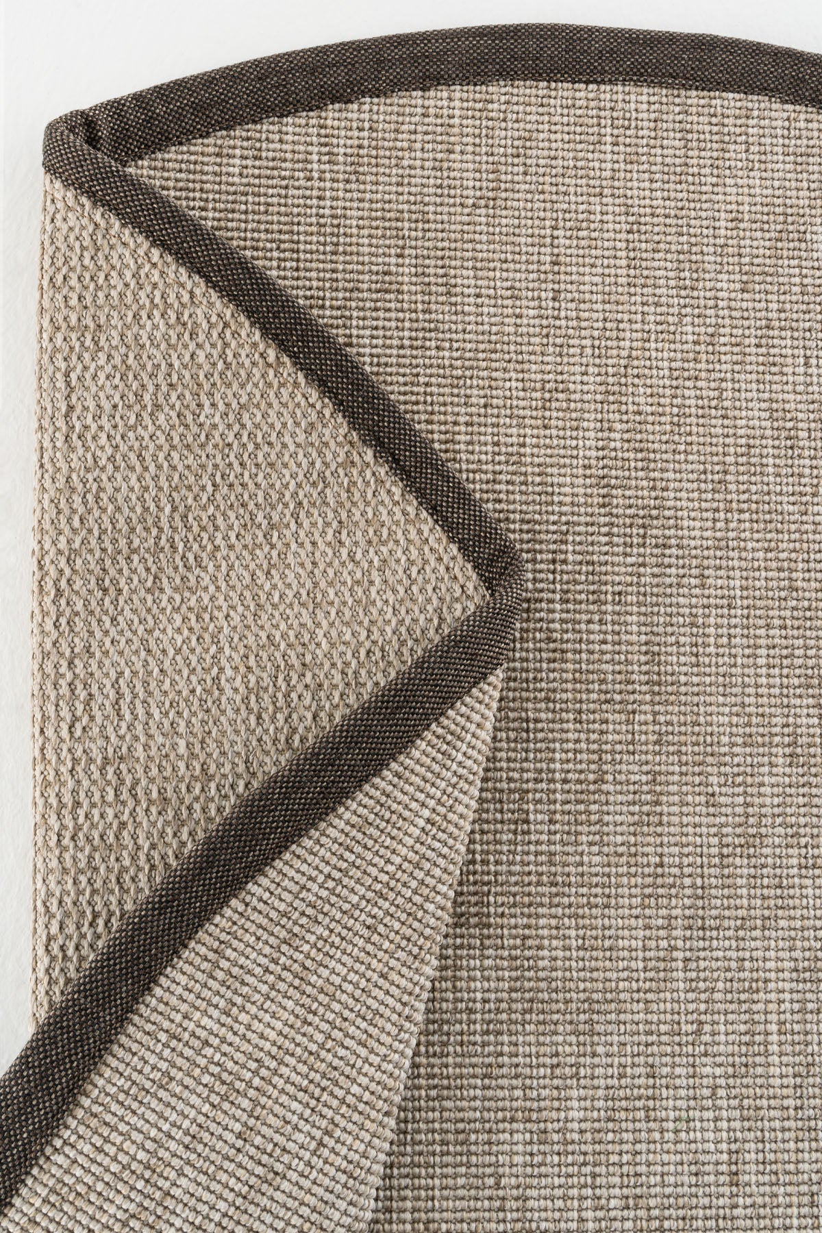 Sisalart Roma Keten Monterey Bordür Yuvarlak Sisal Halı - Sisal Halı